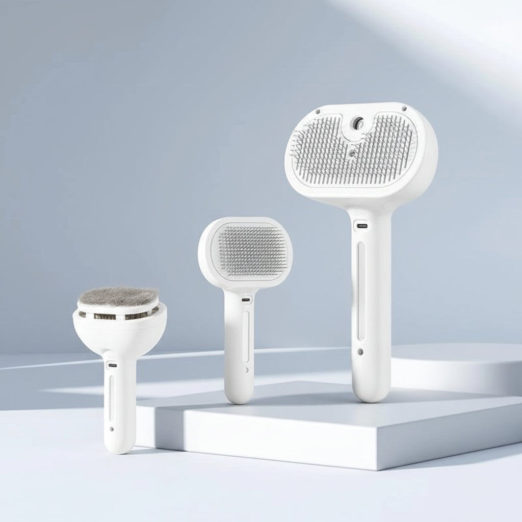 ArticPaws Pet Steam Massage Comb – Spray Detangling Brush for Dogs & Cats